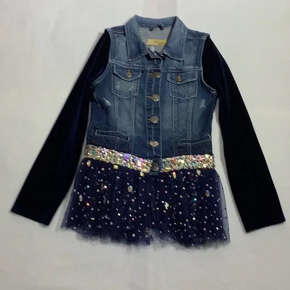 Upcycled Hybrid & Company Denim Jacket Sz S - Picture 7 of 13